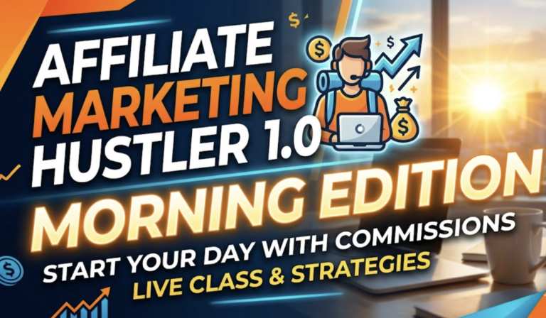 Affiliate Marketing Hustlers 1.0 (Morning) Live Classes Only